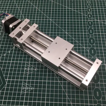 NEMA17 stepper motor Z-AKSEN SLIDE aktuator kit 120MM rejse ANTI-SLØR CNC glidende ROUTER,3D-PRINTER,PLASMA-tværslæde kit