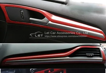 Bil Styling høj glossy Red 5D carbon fiber vinyl film carbon fiber bil wrap ark Rulle film af Bil mærkat Mærkat