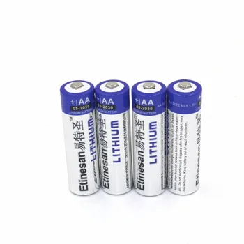4stk/masse Etinesan SUPER Kraftfulde Lithium 1,5 V Stærke AA Enkelt bruger Batterier God pris og kvalitet.15-års holdbarhed