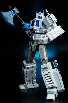 KBB Transformation Hvid OP Chef MP10V-W Legeret Metal Voyager Med Rygsæk Robot Action Figur Legetøj