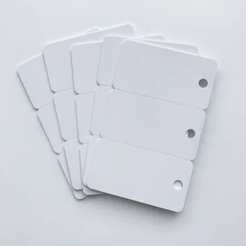 50STK Plast blank inkjet printable 3up pvc-nøglekort Tag Business Combo Kort 3i1 til key card medlemskort print Epson eller Canon