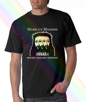Vintage Marilyn Manson Mener, T-shirtT-shirt T-shirt til Kvinder, Mænd