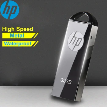 HP Metal Støvtæt, vandtæt usb-flash-drev, pen-drev pendrive 16GB/8GB/32GB/64GB armbånd stick usb-flash-drev gratis gave