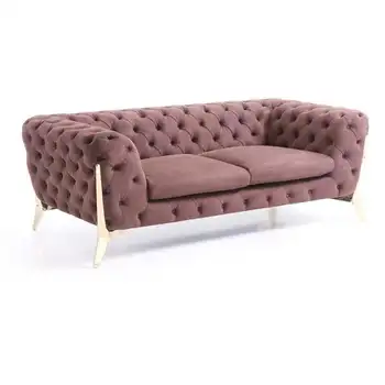 2020 luksus design populære hjem kærlighed sofa med ben af rustfrit stål #CE-8898