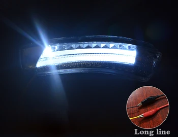 Bil bakspejl Lys LED-Side Spejl blinklyset Kører Lys Auto Rear View Mirror Lampe, der Ønsker Prius MarkX Crown