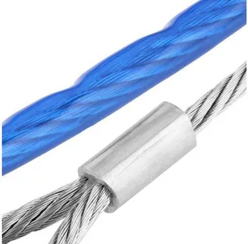 Kraftig Stål 4M 5Tons Wire Kabel Diameter 10mm Holdbar Krog Bil Nødsituation trosse Stærk Trækkende Syntetiske Winch Reb Kabel