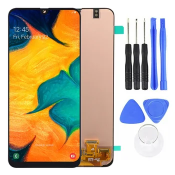 For Samsung Galaxy A30 A305 A305/DS A305F A305FD A305A LCD-Skærm Touch screen Digitizer Glas Panel Montage
