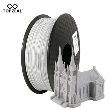 TOPZEAL PLA Filament Marmor Farve på 1,75 mm PLA 3D-Print-Filament-Nøjagtighed +/- 0.02 mm 1 KG Spole for 3D-Printer