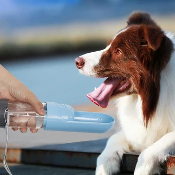 Bærbare Hund vandflaske 300ml for Små Mellemstore Store Hunde Selskabsdyr Hvalp Drikke Skål Udendørs Pet Vand Dispenser-Arkføderen