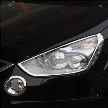 Bil Styling Chrome Head Light Dække Trim For Ford S-MAX
