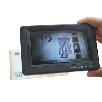 IR infrarød kamera, bærbare kontant valuta detektor falske penge seddel detektor MINI SEDLEN DETEKTOR