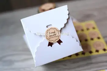 Hand Made stickers til hjemmelavede kager,muffins,cookies,chokolade,gavekort og klistermærker 150pcs/masse