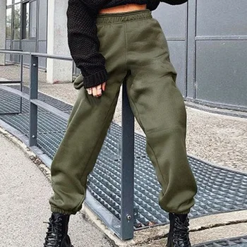 Joggere Bred Ben SweatPants Kvinder Bukser Plus Size Høj Talje Bukser Streetwear Koreanske Casual Bukser Femme Falder