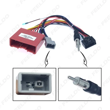 FEELDO Bil Navi Radio 16PIN Power Adapter Kabel Til Mazda 2/3/6 Ruiyi Lyd Stereo, 16Pin Ledningsnet #HQ4239