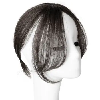 AOOSOO hår Toupee med 3D Bangs Lige Syntetisk hår klippet i en Paryk Top paryk til Kvinder