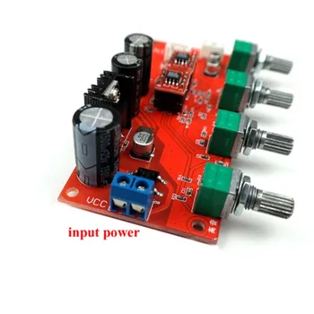 HIFI-lyd tone bord enkelt strømforsyning DM5-24V AD828 OP-amp T0320