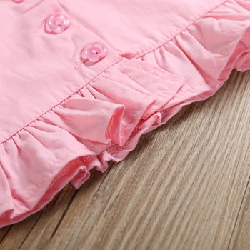 Mode Flamingo Baby Buksetrold Piger Vest Crop Tops i Korte Bukser 2stk Udstyr, Tøj Baby Tøj