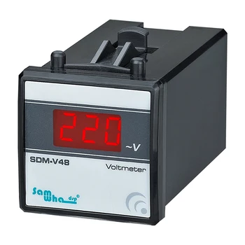 Samwha-Dsp SDM-V Digital Voltmeter, Slank og Kompakt, LED-Panel Meter