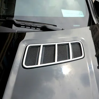 Bil Foran Hood luftskrue Outlet Mærkat Trim ABS Krom Cover Til Mercedes Benz ML GL GLE W166 Coupe C29 Bil Tilbehør
