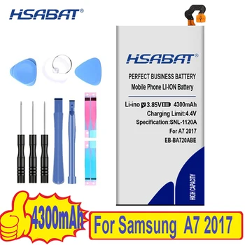 HSABAT Nye 4300mAh Batteri til Samsung Galaxy A7 2017 / SM-A720 A720F A720S Galaxy J7 Pro SM-J730F / J7 2017 EB-BA720ABE