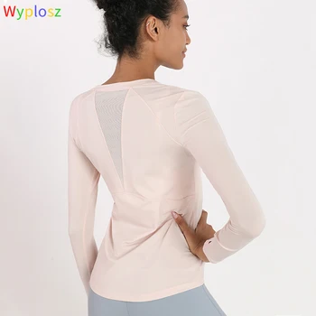 Wyplosz Sportstøj Problemfri Yoga Fitness Top til Fitness For Kvinder skjorte Nude Haut Kvinde Fitnesscenter Activewear Tøj Afgrøde Sport Femme