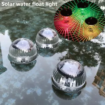 Vand, Drift Lampe Swimmingpool Vandtæt LED Solar Power Multi Farve Skiftende Vand Flydende Lys LED Disco Lys