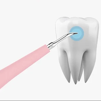 Bærbare Elektriske Sonic Dental Scaler Tand Calculus Remover Tand Pletter Tartar Af Tandlæge, at Blege Tænder Sundhed, Hygiejne hvid