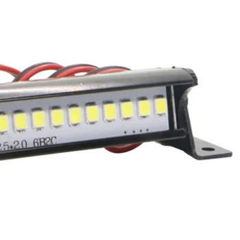 1stk RC 12 LED Lys Bar Metal Tag Lampe til Traxxas SCX10 KM2 CC01 RC4WD D90 90046 90047 RC Crawlere,50Mm/1.97 tommer