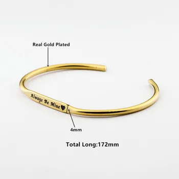 LIANXIO-S Nye Mode Honning Guld Brev Armbånd til Kvinder Charms Kvinders Armbånd Engagement Gaver Kæde