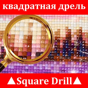Ikonet Diamant Broderi Fantasi Enhjørninger I Skoven Mosaik 5D Cross Stitch Runde Maleri DIY Mærkat Dekoration Maling KBL
