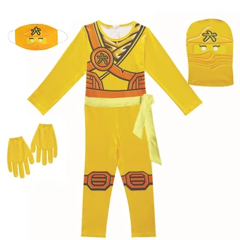 2021 Ninjago Kostume Dreng Kostume Barn Lyst Til Party Dress Up Karneval, Halloween Kostume Til Børn Ninja Cosplay Superhelt Buksedragt