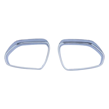 2pcs for MG ZS Rearview mirror hood Rearview mirror Decorative frame ABS electroplating
