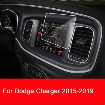 Bil Screen Protector til Dodge Charger-2019 Bil GPS Navigation Hærdet Glas Beskyttende Film Auto Interiør Tilbehør