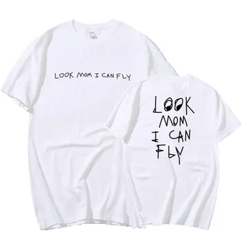 Mænd, Kvinder T-Shirt Scott Travis se mor, jeg kan flyve Print Hip Hop Elskende Par T-Shirts til mænd oversized t-shirt Harajuku