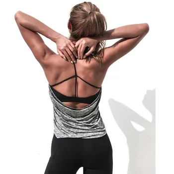Fack To Pc 'Kvinder' s Indre Padd Yoga Tank Top Kvinde, Sport Lange Veste Trænings-og Løbe t-Shirt Fitness Workout Tøj