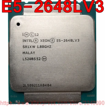 Intel Xeon E5 CPU-2648LV3 QS 1.80 GHz 12-Kerner 30M LGA2011-3 E5-2648L V3-processor E5 2648LV3 gratis fragt E5 2648L V3