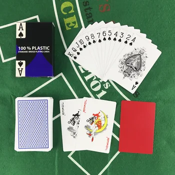 10 Sæt/Parti Baccarat og Texas Hold ' em Plastic Spillekort Vandtæt Frosting Poker Card Board Bridge Poker Card Game Yernea