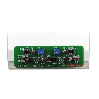Dobbelt pointer VU-Meter Stereo Audio-Forstærker DB lydtryk Indikator Baggrundslys Justerbar Med Føreren yrelsen for AMP T0323