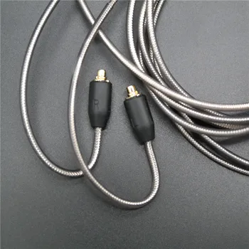 DIY ie800 hovedtelefon kabel Enkelt krystal kobber ledninger, 14 kerne X4 high-end hovedtelefon kabel-mmcx