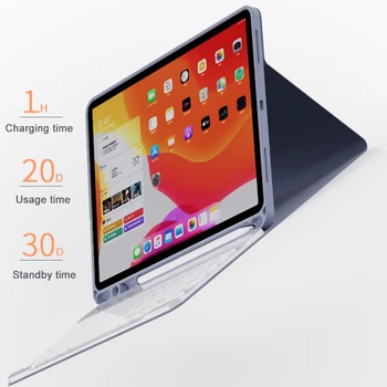 For iPad Luft 4 8. Generation iPad Tastatur Tilfælde Bluetooth iPad Tablet Keyboard Case Til iPad Pro 11 2020 2019 Aircondition, Mini 4 3 2 1
