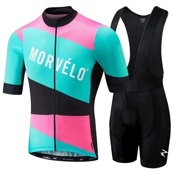 Maillot NYE abbigliamento ciclismo estivo 2018 cykling tøj kits korte ærmer bib shorts til mænd sommeren maillot ciclismo sæt
