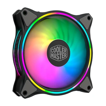 Cooler Master MF140 HALO ARGB 14cm RGB-5V/3PIN Computer Tilfælde Stille PWM Fan PC CPU Køler Vand Køling 140mm Erstatter Fans
