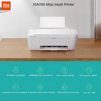 XIAOMI Mijia Farve Inkjet Printer Termisk Skum USB-WiFi-Trådløs Fjernbetjening Udskrivning 4800 x 1200 DPI Scanning Kopi A4/B5/A6/