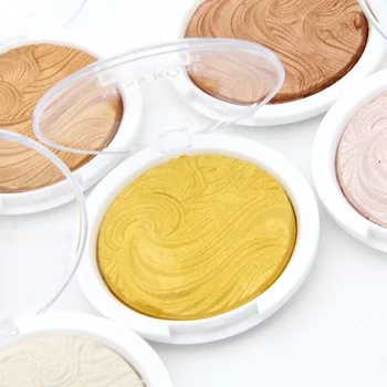 Highlighter Shimmer Powder Ansigt Makeup Langvarig Lysere Skygge Bronzer Kosmetiske Highlighter