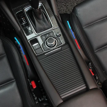 Multi-farve Og Multi-styleGenuine Læder Bomuld Fyldt Biler Sæde Gap Filler Afstandsstykke Til BMW E46 E90 E39 F10 F20 F30