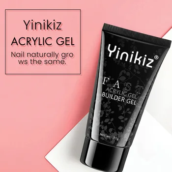 Yinikiz 30g Akryl Gel Hurtigt UV-Builder Gel 19 Farver Udvidelse Fingernegle Jelly Gel Uv-Led-Soak-Off Nail Gel Polish