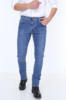 HW 14946-2 Herre Jeans Slim Fit, Strækning, Gave Til Mænd, Jeans Til Manden, Komfort, tyrkisk, Стильный дизайн,Homme Denim Style