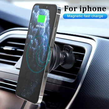 15W Trådløs Magnetisk Bil Oplader Telefonen holder Til iPhone 12 Pro Max antal 12Mini 12 Fast Magnetisk Opladning telefonholder Hurtig Oplader
