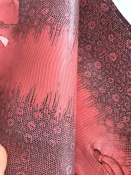 Stor størrelse hele stykke Pink Oprindelige Blomst Lizard Læder ægte læder håndværk Firben hud