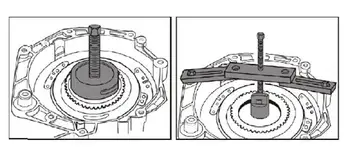 Dobbelt Kobling Transmission Værktøj Til VAG VW AUDI 7 trins DSG Kobling Installer Remover T10373 T10376 T10323 0AM demontering